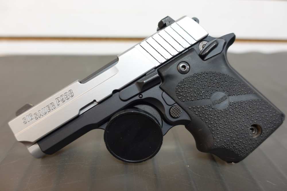 SIG Sauer P938 Two-Tone 9mm 3" SAO SIGLITE Night Sight Pistol-img-0