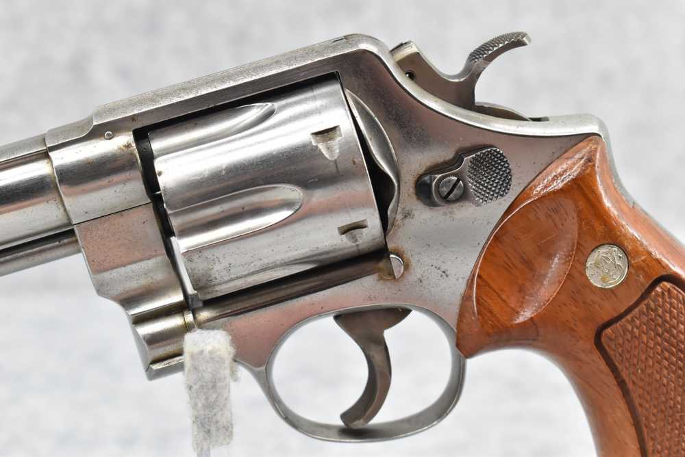 Smith & Wesson Model 58 .41 Mag Nickel 4" P&R Target Upgrades-img-10