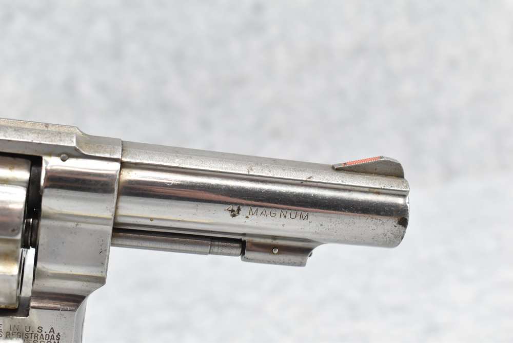 Smith & Wesson Model 58 .41 Mag Nickel 4" P&R Target Upgrades-img-6