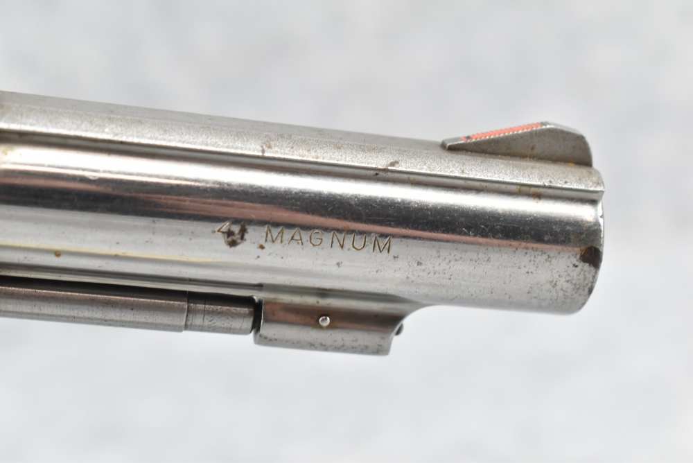 Smith & Wesson Model 58 .41 Mag Nickel 4" P&R Target Upgrades-img-7