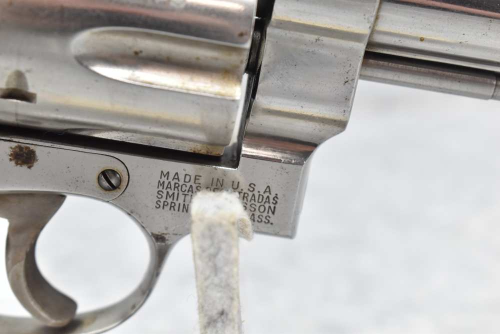 Smith & Wesson Model 58 .41 Mag Nickel 4" P&R Target Upgrades-img-5