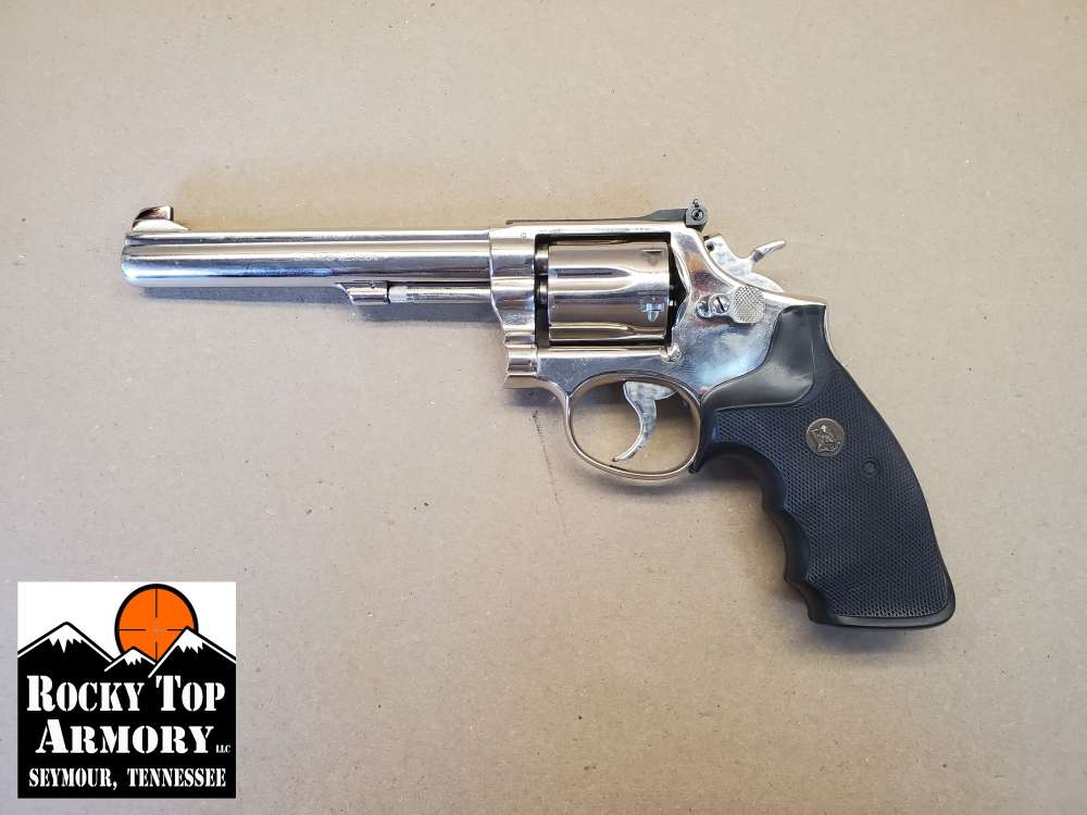 SMITH & WESSON 14-2 .38 SPL 6" NICKEL NO BOX-img-0