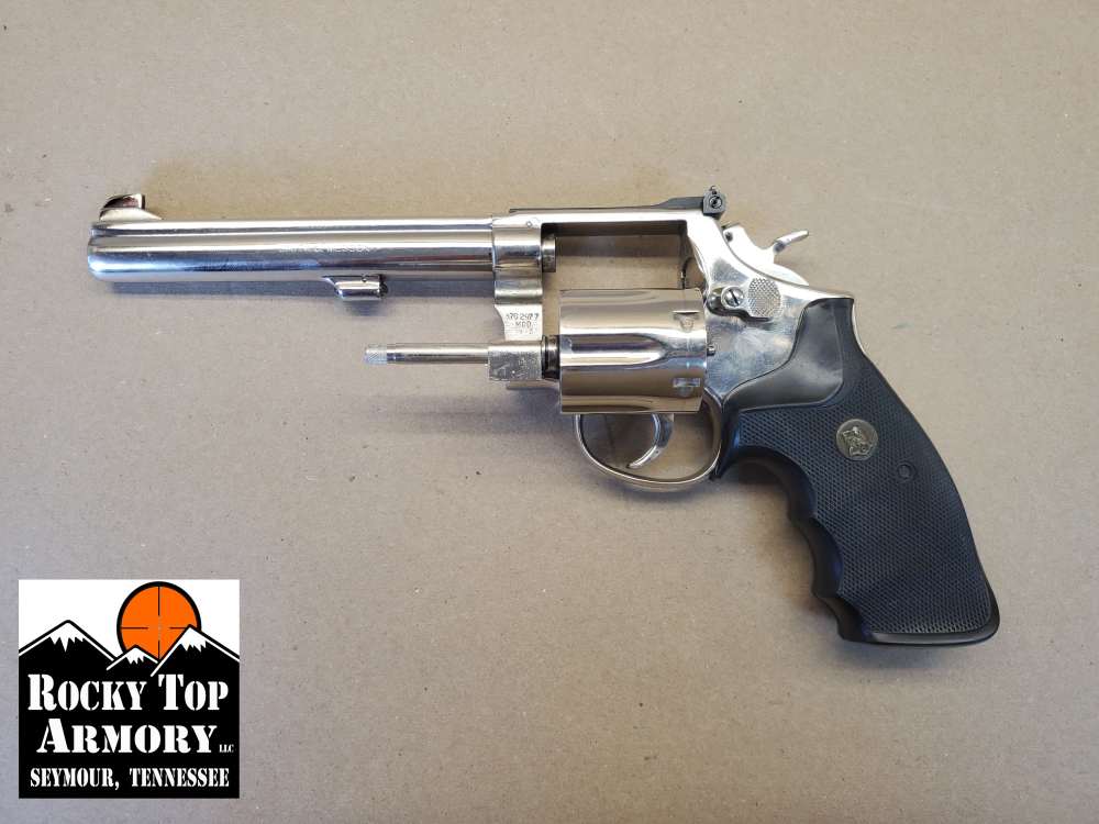 SMITH & WESSON 14-2 .38 SPL 6" NICKEL NO BOX-img-2