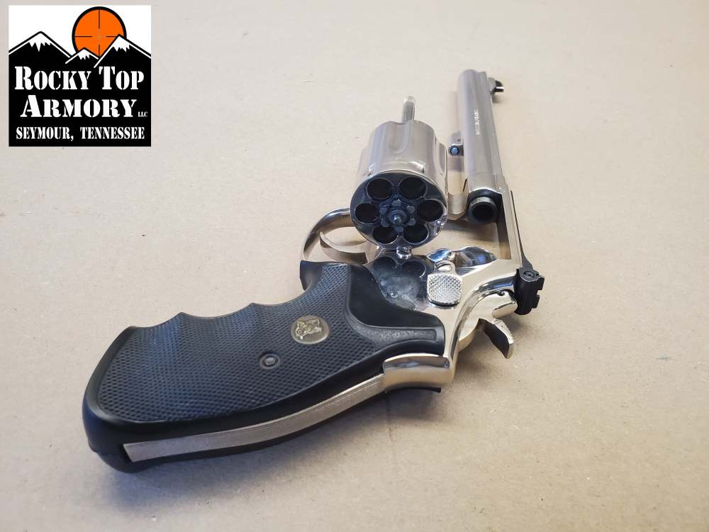SMITH & WESSON 14-2 .38 SPL 6" NICKEL NO BOX-img-3