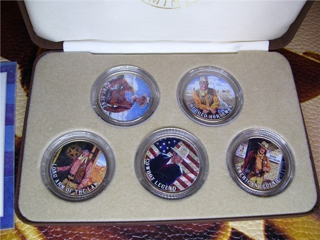 John Wayne 5 Coin JFK Set-img-1