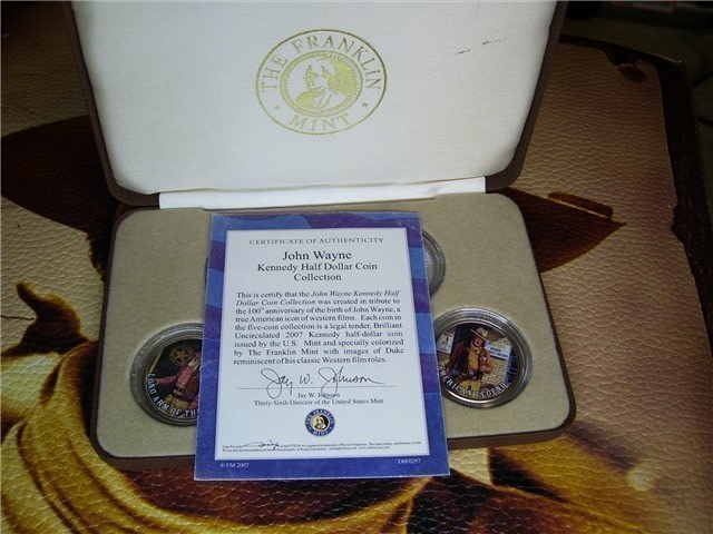 John Wayne 5 Coin JFK Set-img-2