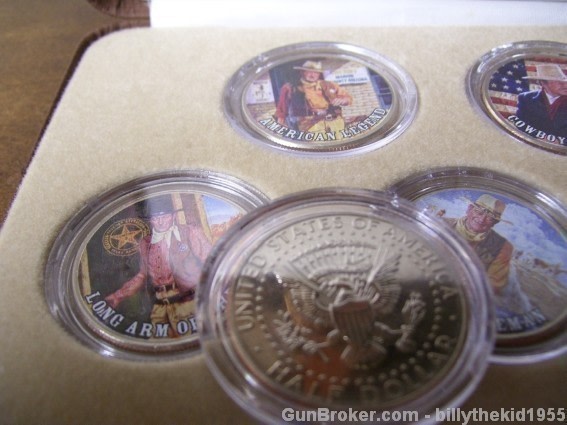 John Wayne 5 Coin JFK Set-img-6