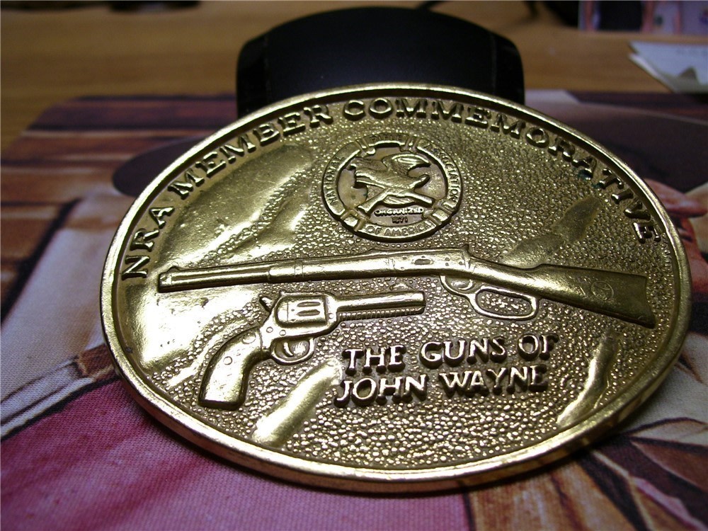 John Wayne NRA Buckle-img-0