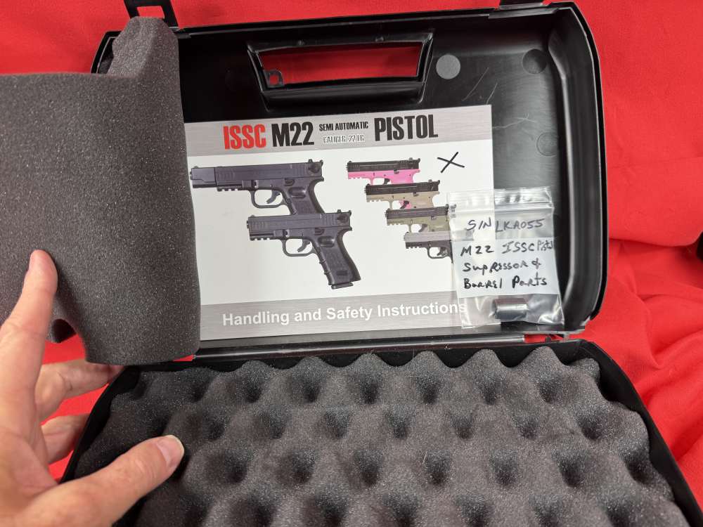 ISSC M22 .22 LR Semi-Automatic Pistol – OD Green – Threaded Barrel -img-3
