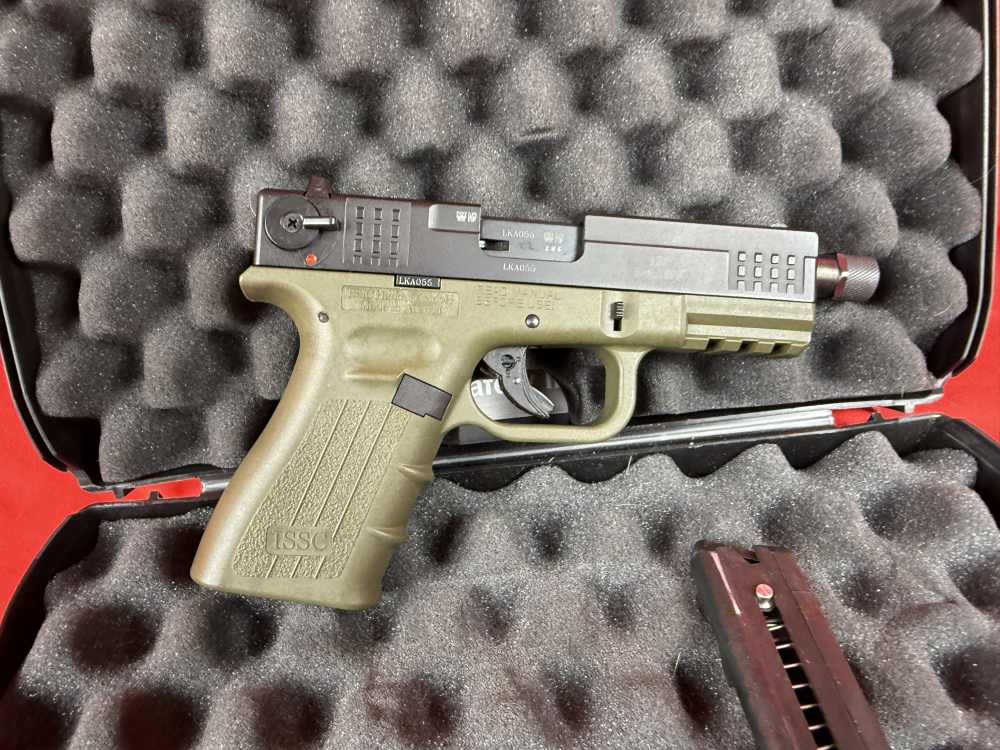 ISSC M22 .22 LR Semi-Automatic Pistol – OD Green – Threaded Barrel -img-0