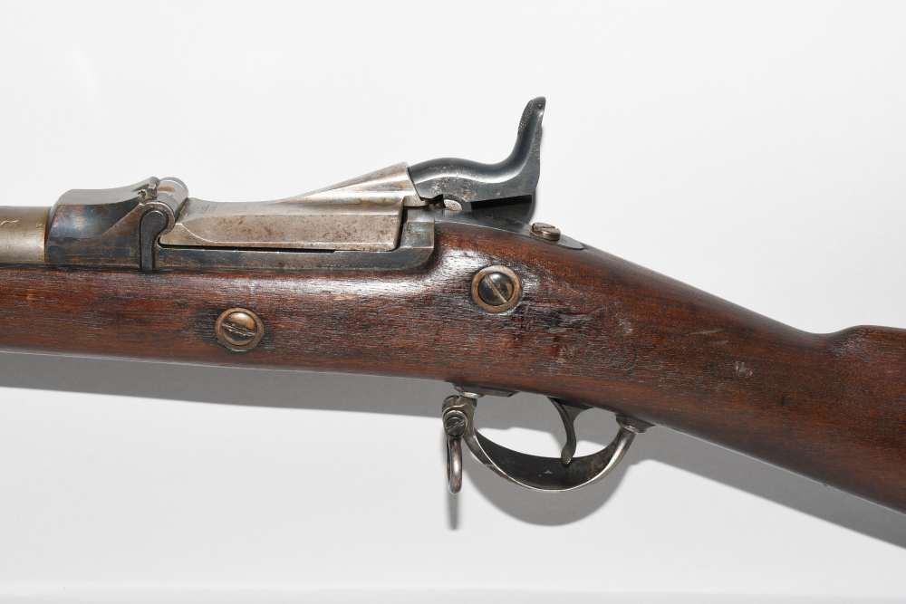 Scarce US Springfield 1884 Experimental Ramrod Bayonet Trapdoor Rifle 45-70-img-9