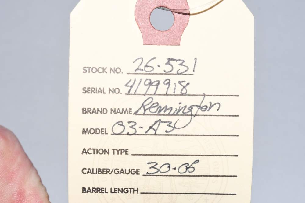Nice WW2 Remington 1903-A3 03A3 Bolt Action Rifle 30-06 W 11-43 Barrel C&R-img-1