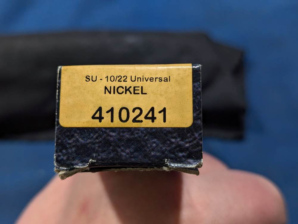  Burris Supreme Scope Base for Ruger 10/22 Nickel Finish -img-1