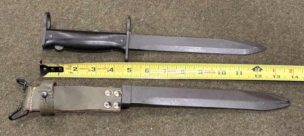 French MAS 49/56 M1958 Bayonet and Scabbard - Excellent Condition-img-0