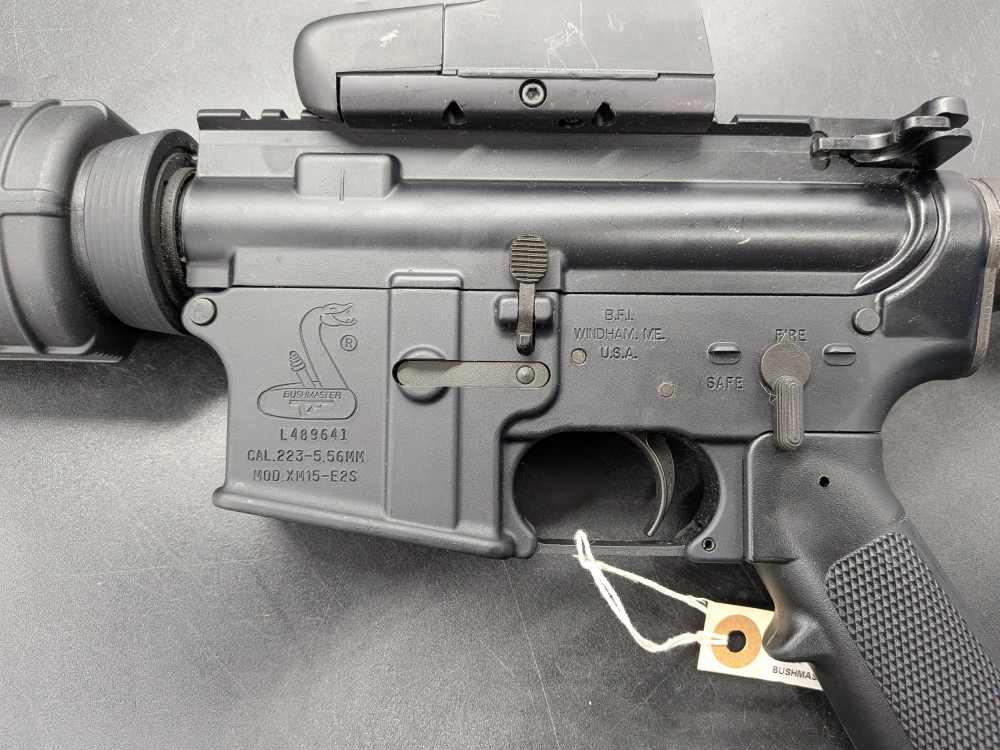 Bushmaster XM-15 5.56 NATO tactical rifle with Bushnell holo sight-img-1
