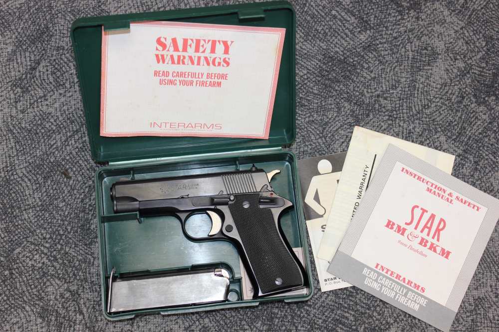 Made in Spain Star Firearms BKM 9mm pistol w/Box, papers! Free Shipping!-img-0