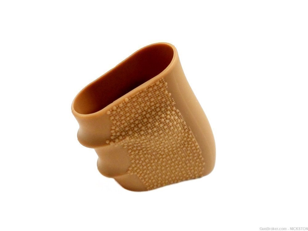 3pcs Light Brown Universal Silicone Grips Sleeves for Full Size Pistols-img-2