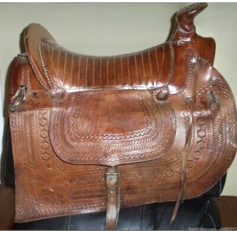 Historic CONFEDERATE GENERAL John McCausland CIVIL WAR SADDLE. Will Trade!-img-4