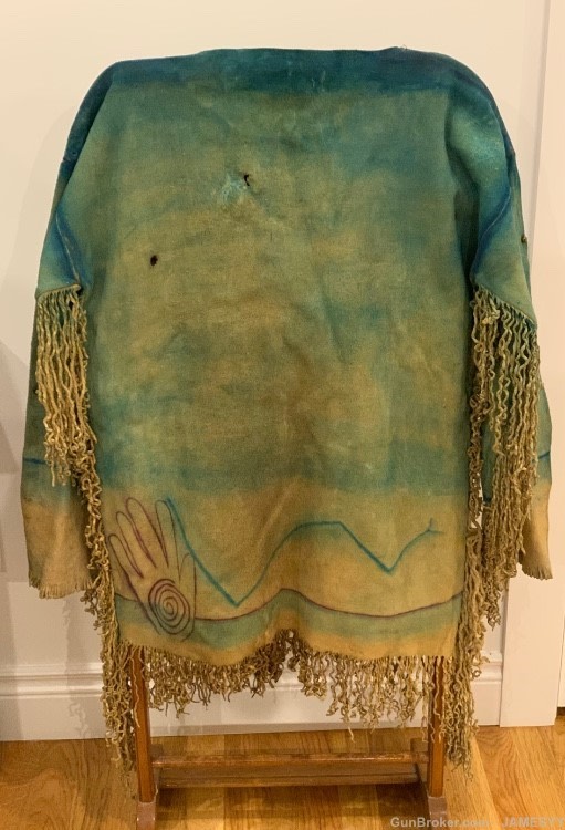 Extreme 1800’s Beaded-Painted Indian Shirt. Will Trade!!-img-7