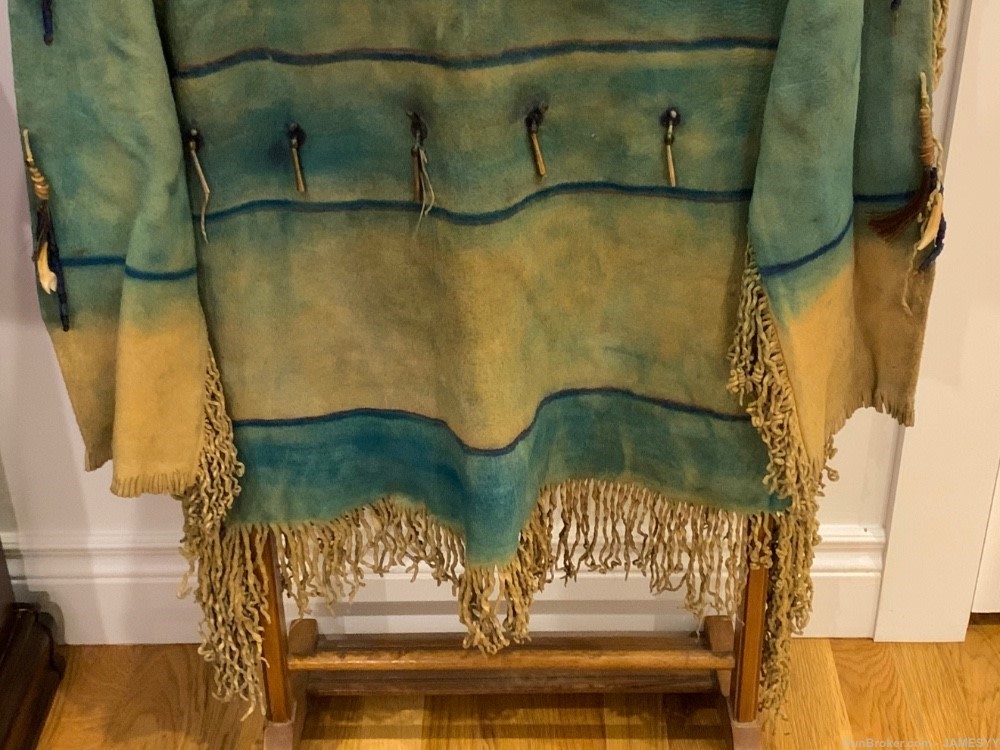 Extreme 1800’s Beaded-Painted Indian Shirt. Will Trade!!-img-3