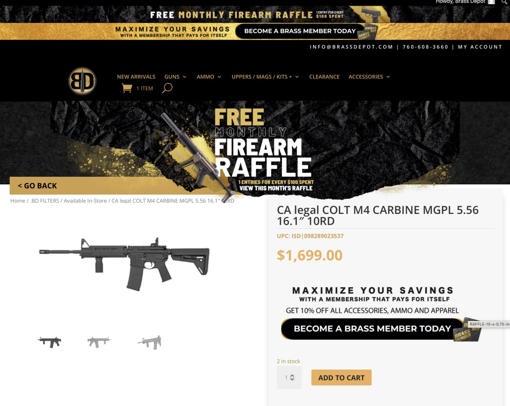 CA legal COLT M4 CARBINE MGPL 5.56 16.1? 10RD AR15 California-img-1
