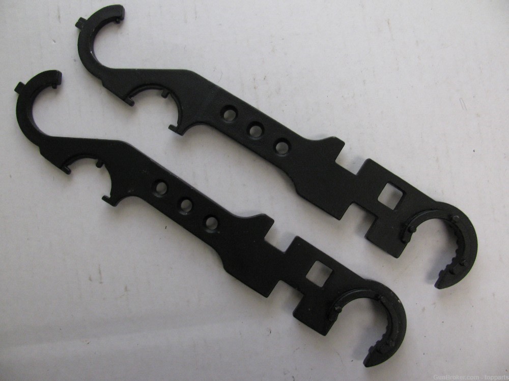 Lot of 4 Armorer's Wrench Combo .223/.308 & AR-15/M4 (x2) & M4 Stock Wrench-img-3