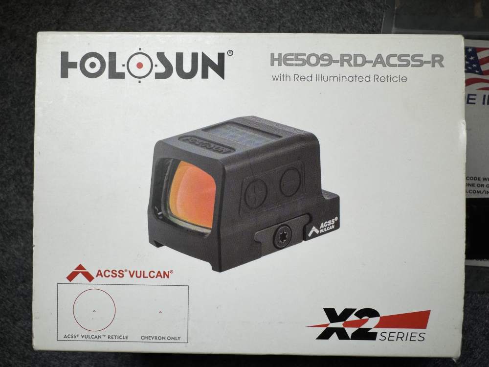 Holosun 509 Red Dot Sight HE509-RD-ACSS-R Extra Plate!-img-11