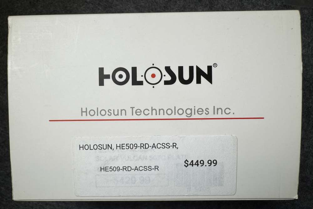 Holosun 509 Red Dot Sight HE509-RD-ACSS-R Extra Plate!-img-18