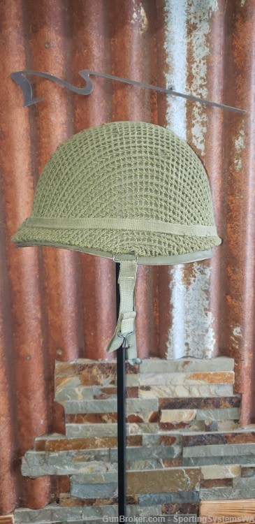 M1 Helmet with M44 netting-img-0