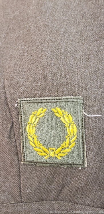 WWII IKE Style Jacket, Named, with Shirt and Pants.-img-5