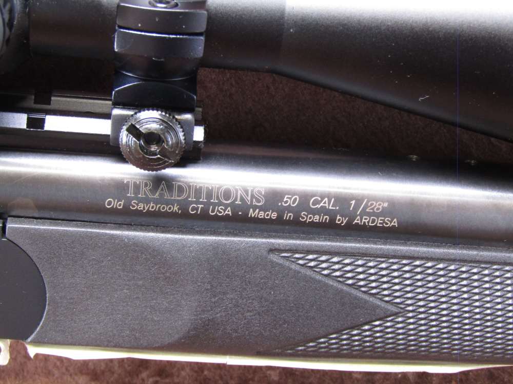 Like New Traditions Buckstalker XT 50 Cal Inline Percussion 24" 1/28 BRL -img-4