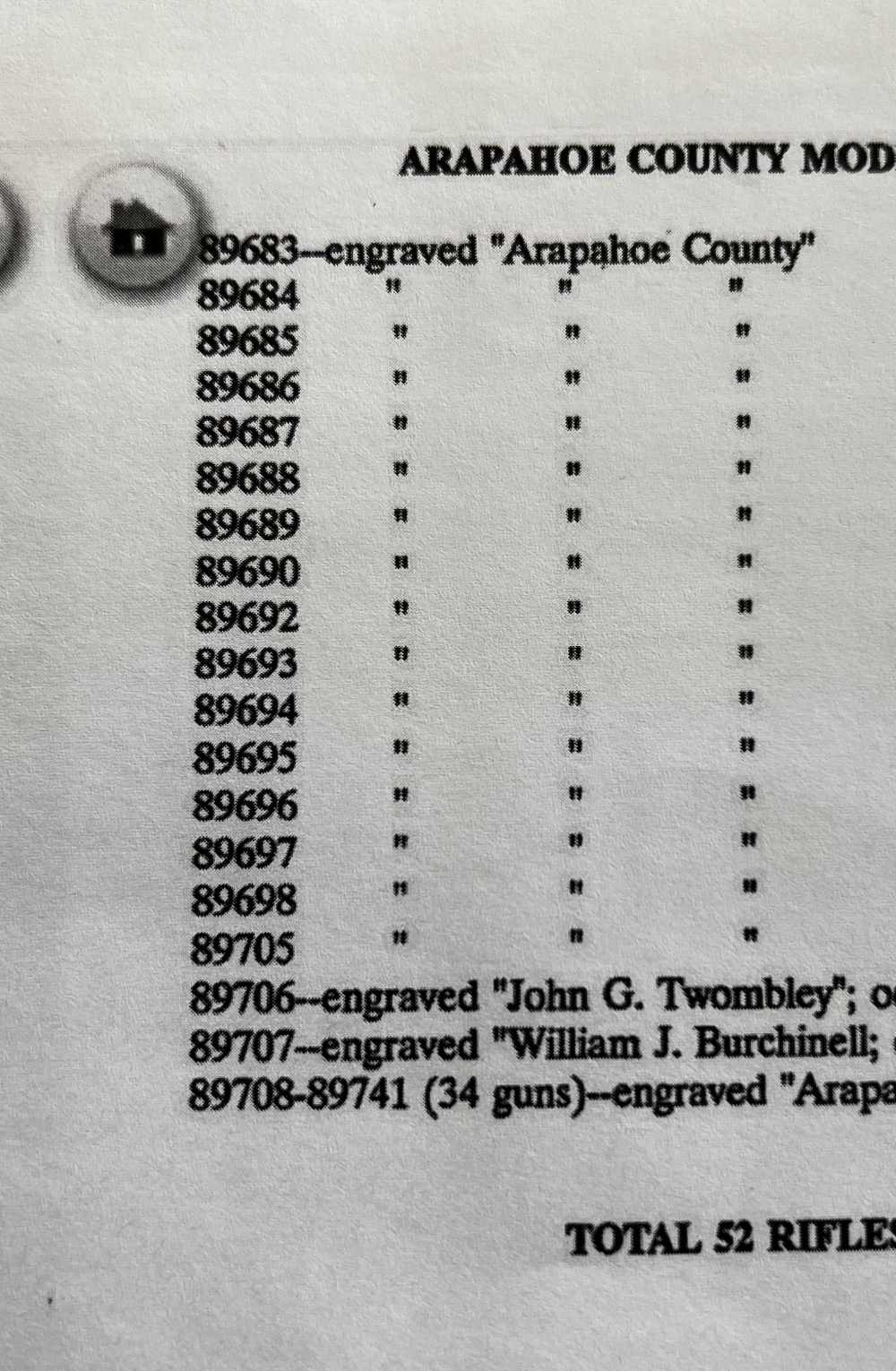 Special Order Arapahoe County, Denver, Colorado  Winchester 1886 40-82 WCF-img-41