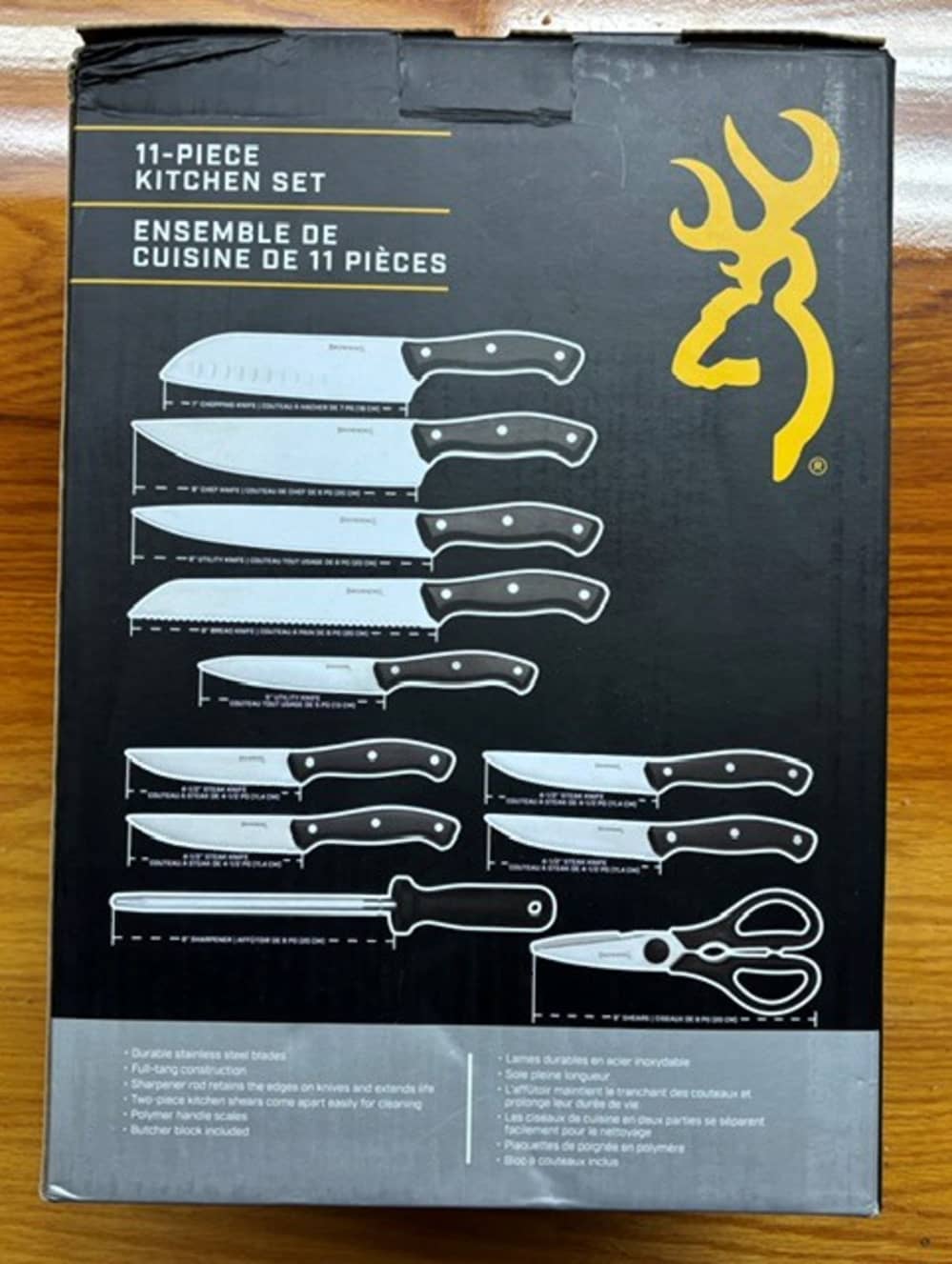 Browning 11-Piece Kitchen Knife Set Model #3220536B-img-1