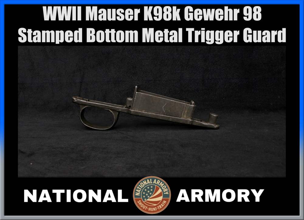 WWII Berlin-Lubecker Mauser K98k Gewehr 98 Bottom Metal Trigger Guard-img-0