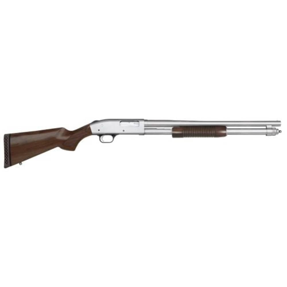 Mossberg 590 Persuader 12 Gauge Chrome Wood 1+8rd TALO Edition-img-0