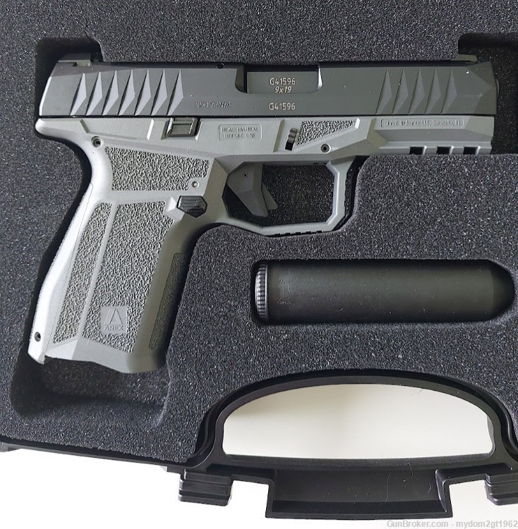 NEW Arex Delta M 9x19mm Gen 2, Striker 4" Barrel, Gray Frame 602429-img-3