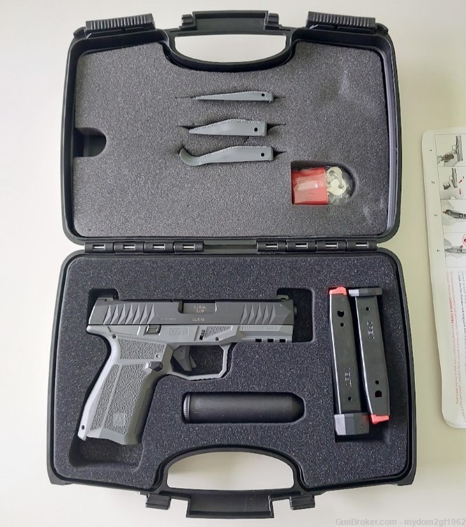 NEW Arex Delta M 9x19mm Gen 2, Striker 4" Barrel, Gray Frame 602429-img-2