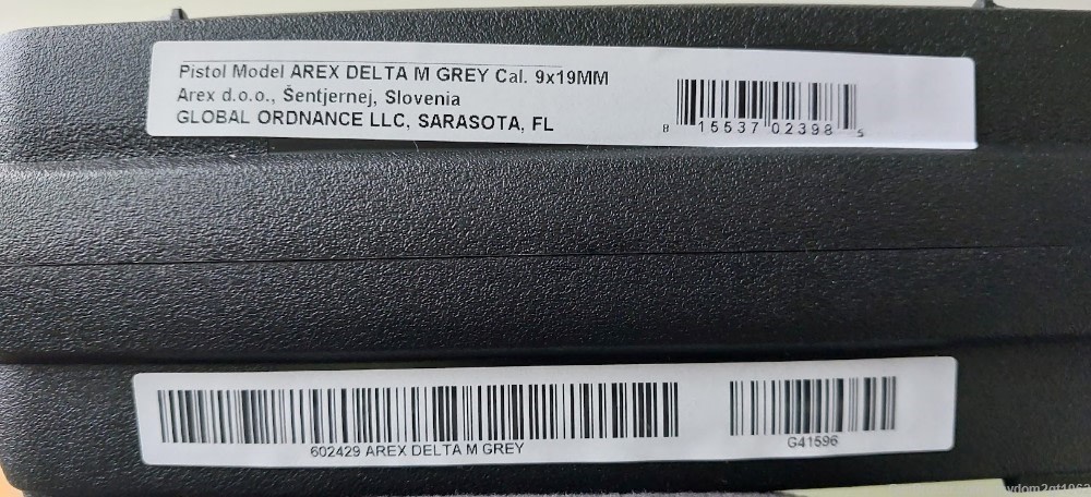 NEW Arex Delta M 9x19mm Gen 2, Striker 4" Barrel, Gray Frame 602429-img-7