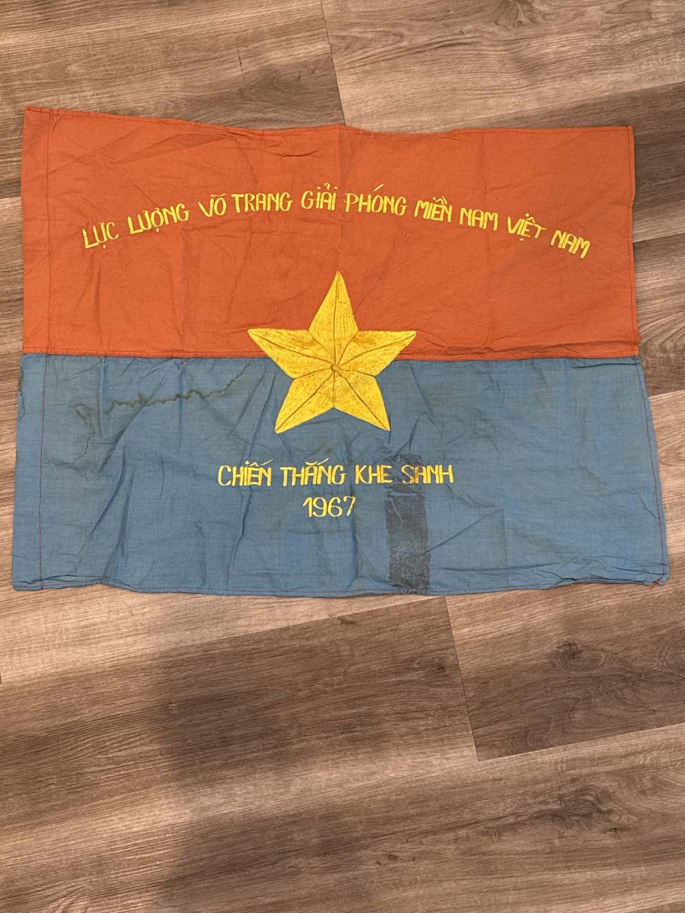 Viet Nam Era Army Viet Cong VC Combat Battle Flag-img-0