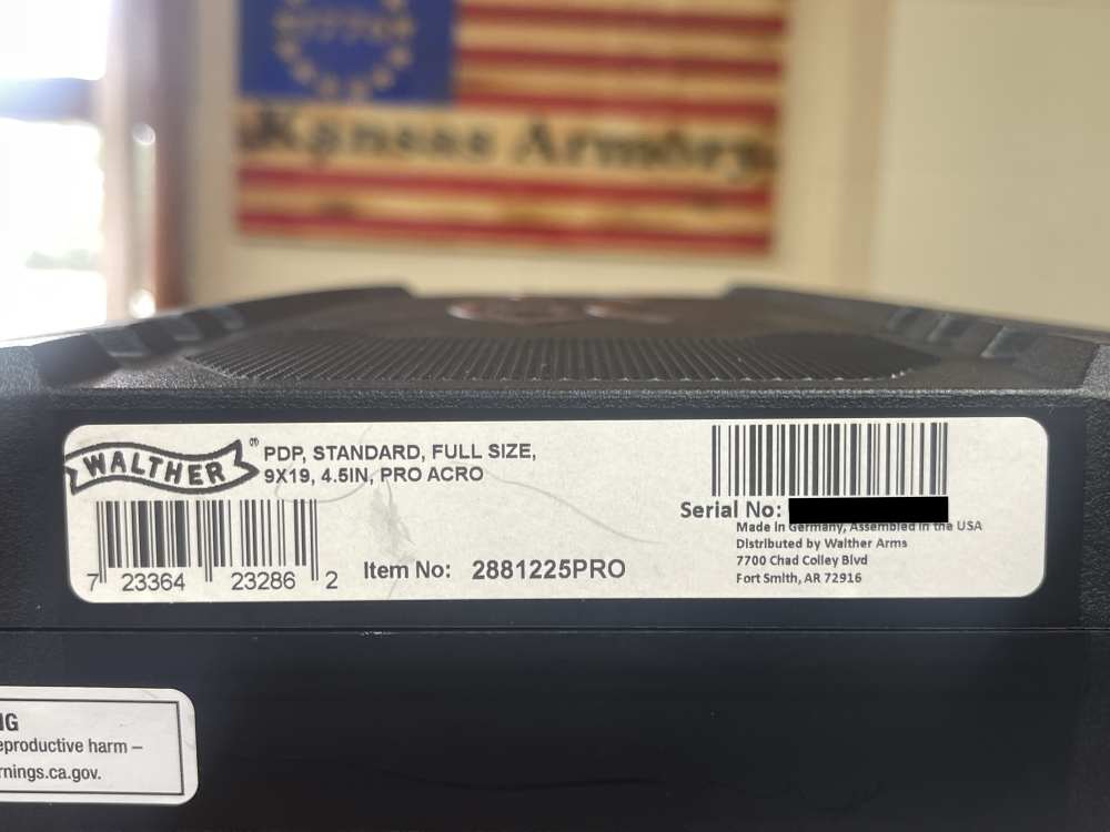 Walther PDP PRO FS 4.5" 9mm 18+1 ACRO P-2 2881225PRO -img-4