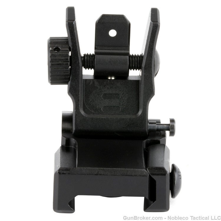 AR-15 Rear Flip-Up Sight Picatinny Dual Aiming Aperture UTG-img-3