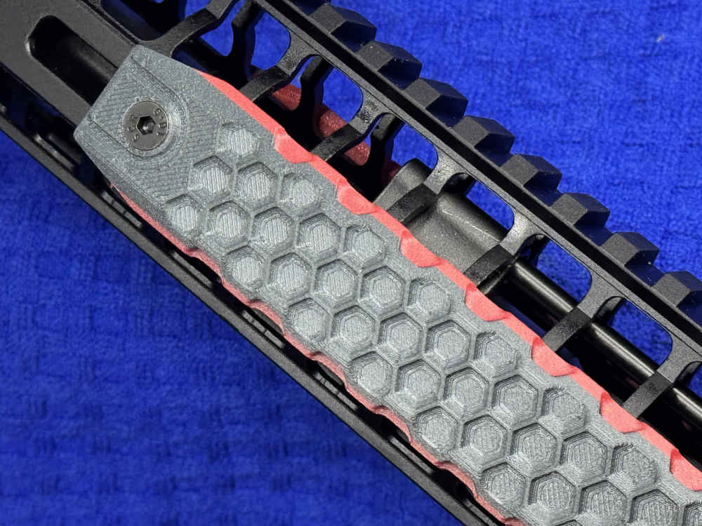 M-LOK Rail Cover Panels | Lightweight Textured Grip | Set of 2 | Made in US-img-1