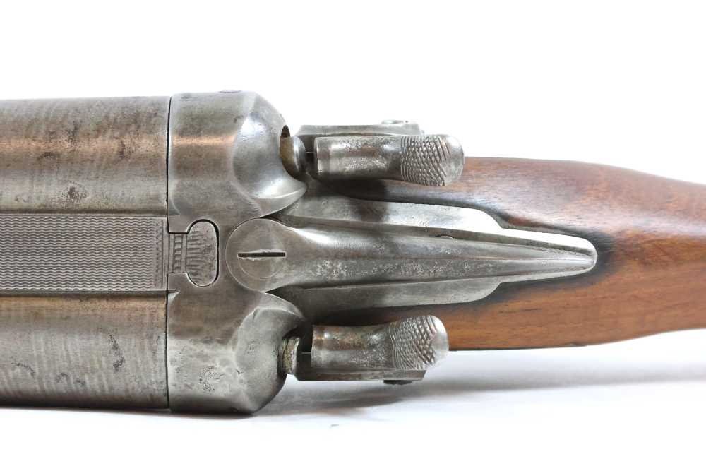 Remington Model 1889, Side by Side Shotgun with Damascus Steel Barrel-img-22
