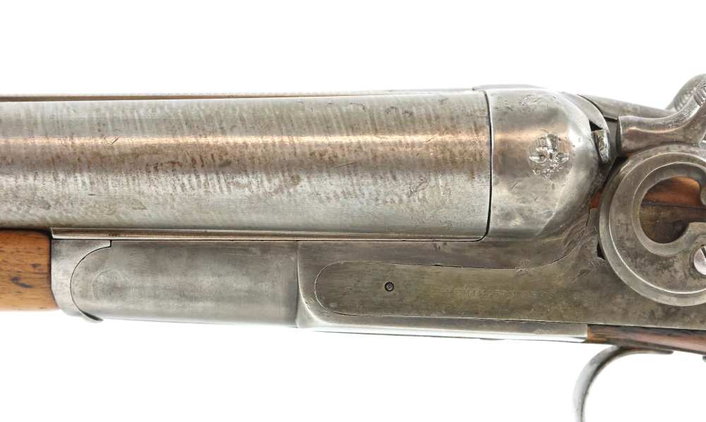 Remington Model 1889, Side by Side Shotgun with Damascus Steel Barrel-img-11