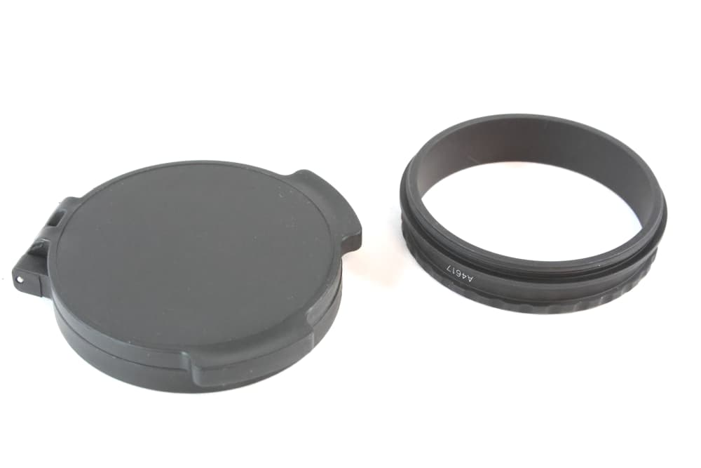 Tenebraex Tactical Flip Cover with Adapter, Black-img-0