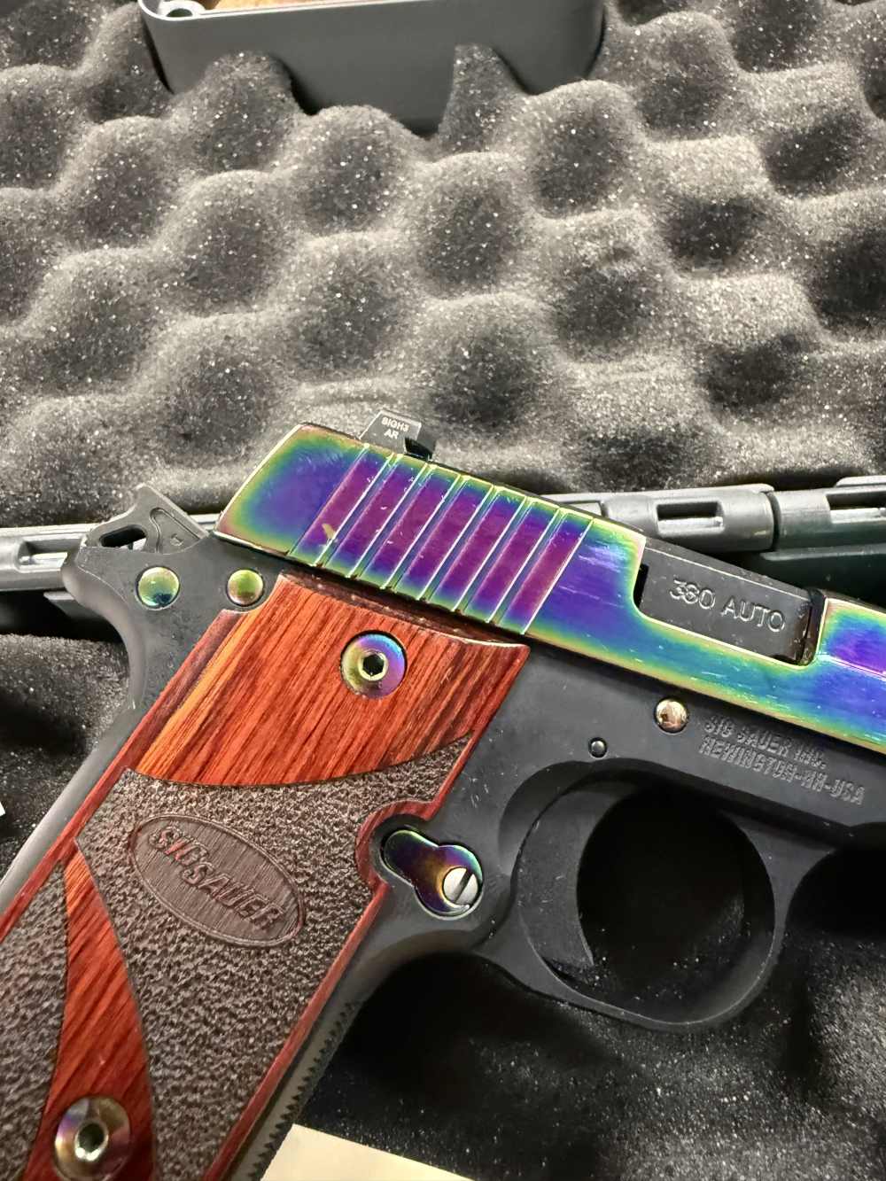 Preowned Sig Sauer P238 .380  Titanium Rainbow -img-10