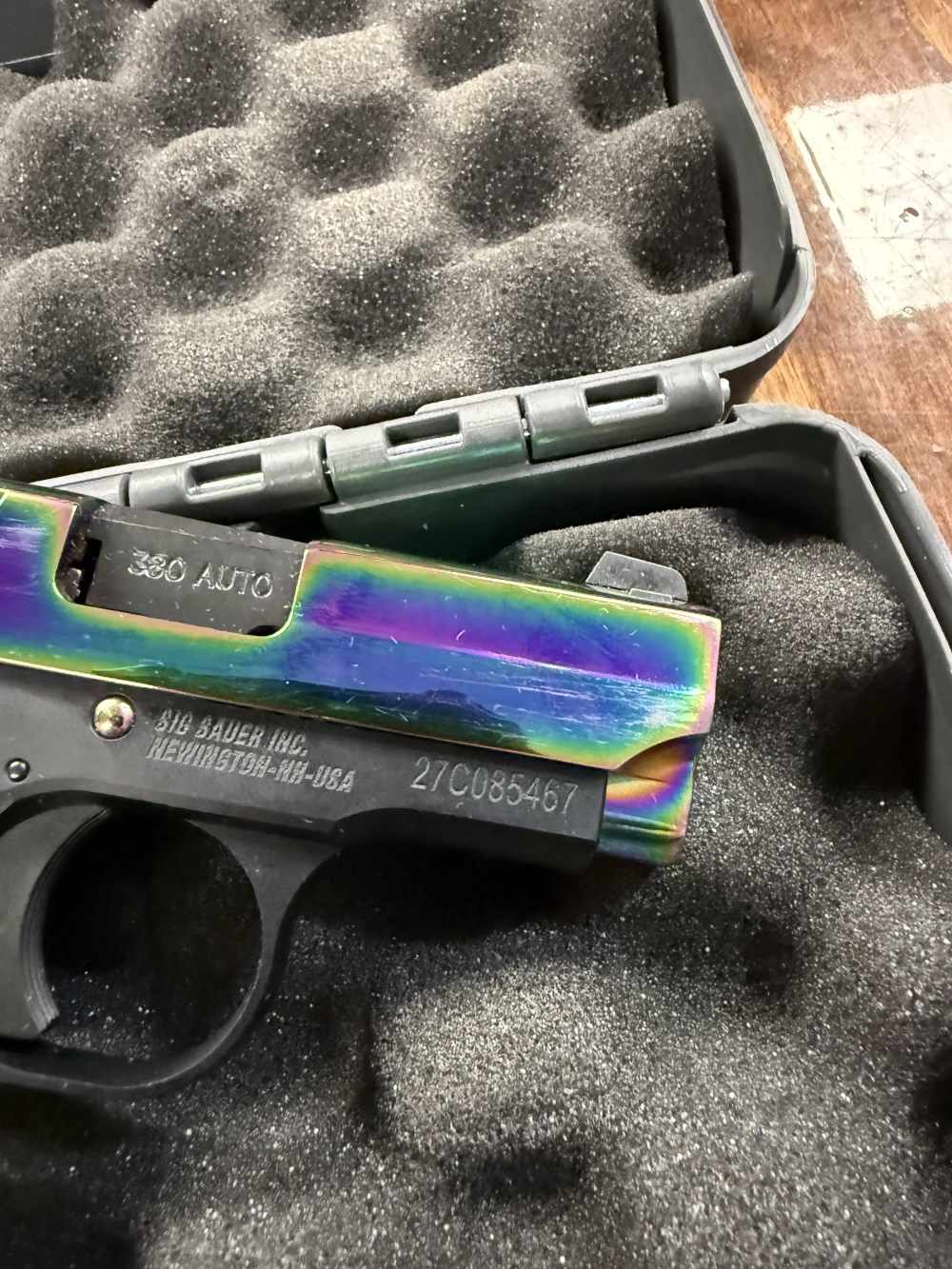 Preowned Sig Sauer P238 .380  Titanium Rainbow -img-12