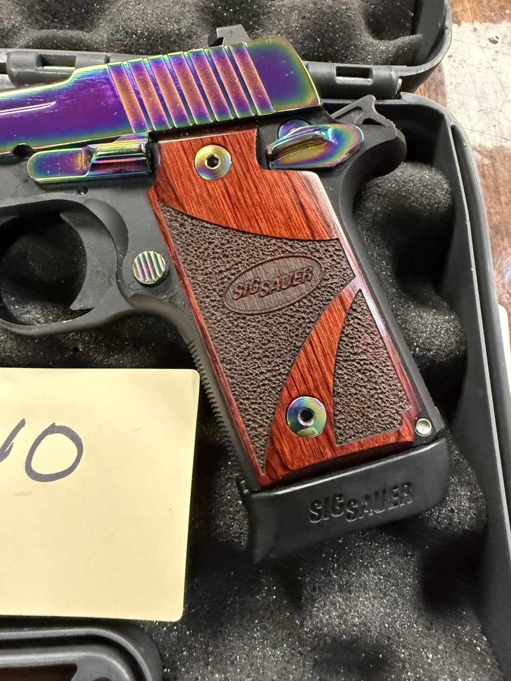 Preowned Sig Sauer P238 .380  Titanium Rainbow -img-5