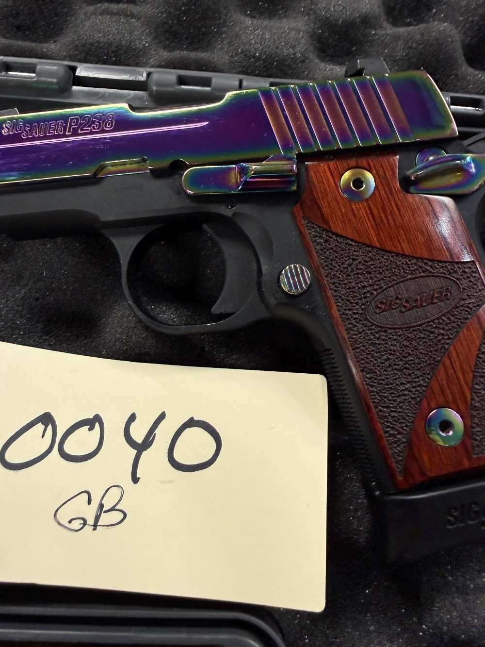 Preowned Sig Sauer P238 .380  Titanium Rainbow -img-6