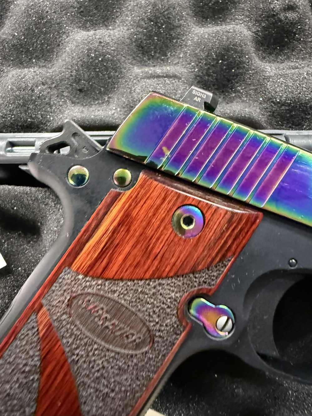 Preowned Sig Sauer P238 .380  Titanium Rainbow -img-11